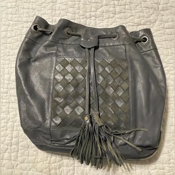 Bali Elf | Bags | Gray Bali Elf Handmade Custom Leather 